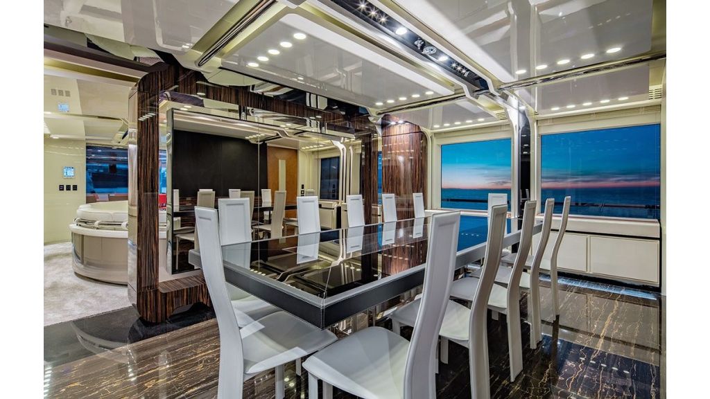 50m Displacement Motoryacht, 50m Displacement Motoryacht
4500 Nautical Miles @ 12 knots
Hull : Steel
Superstructure : Aluminium Alloy
Deck : Handlaid Burmese / Myanmar Teak
Exhaust System : Soundown
Propolsion System : BT Marine Holland
Bow Thruster : TRAC 24'' 150HP
Stern Thruster : TRAC 20'' 100HP
Watermaker : Selmar 2x 7