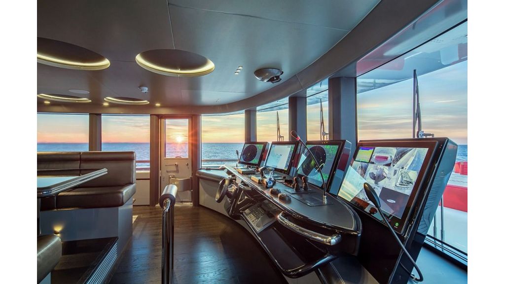 50m Displacement Motoryacht, 000lt/daily
Pumps : Gianneschi
Prufier : Westfalia Fuel Treatment System 900lt/hr
Stebilizer : TRAC 4 fin 440/20x Zero Speed Stabilizers