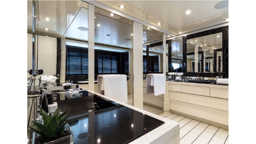 Amels 180, Those looking to relax will find comfort in the fully equipped gym, complete with Star Trac Treadmill, TRX Pro System, and more and amels 180 for sale