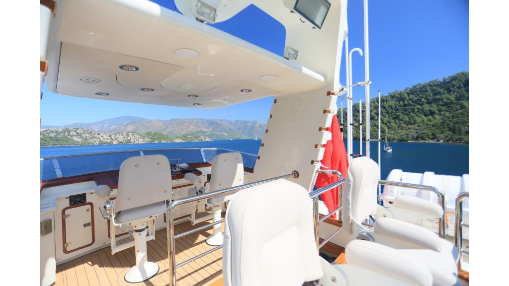 Luxury Motoryacht For Sale, The bridge deck has a well-equipped gym