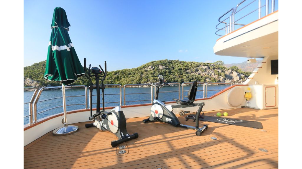 Luxury Motoryacht For Sale, The sun deck has a remote steering station and is a stunning vantage point