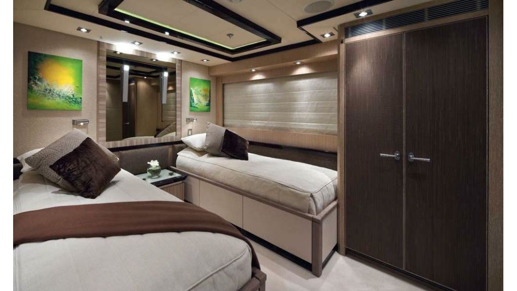 BLUE ICE, All cabins have their own AV system